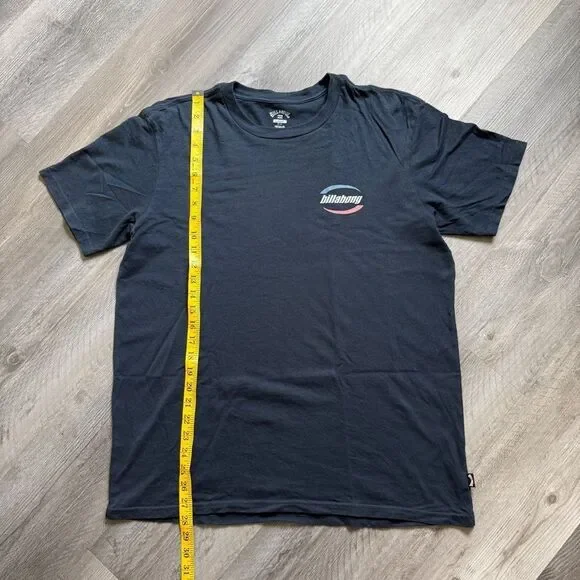 Billabong Short Sleeve Navy Blue Logo Graphic Tee Men’s Large - Picture 8 of 8